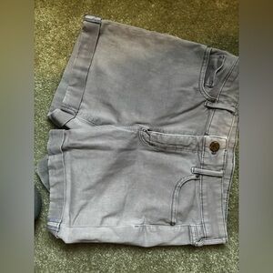 Gray Casual Shorts